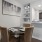 dining room table and view of kitchen
