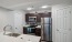 kitchen with wooden cabinets and stainless steel appliances