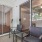 patio seating with windows